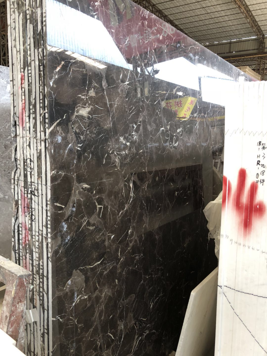 别墅天然大理石月亮灰 啡网